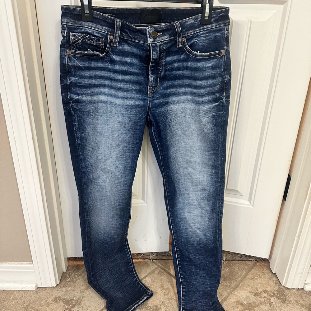 Buckle Black, BKE and Wrangler jeans (size 28, size 29, and size 9